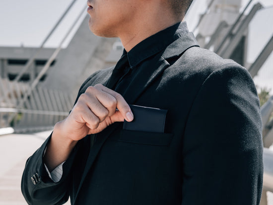 Stealth Leather Wallet | Pacific