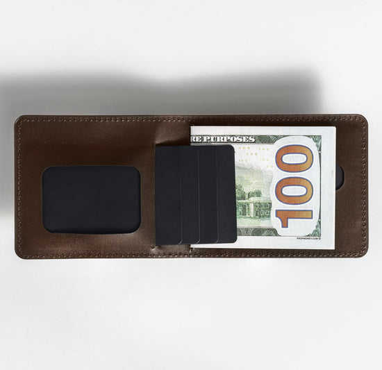 Stealth Leather Wallet | Espresso